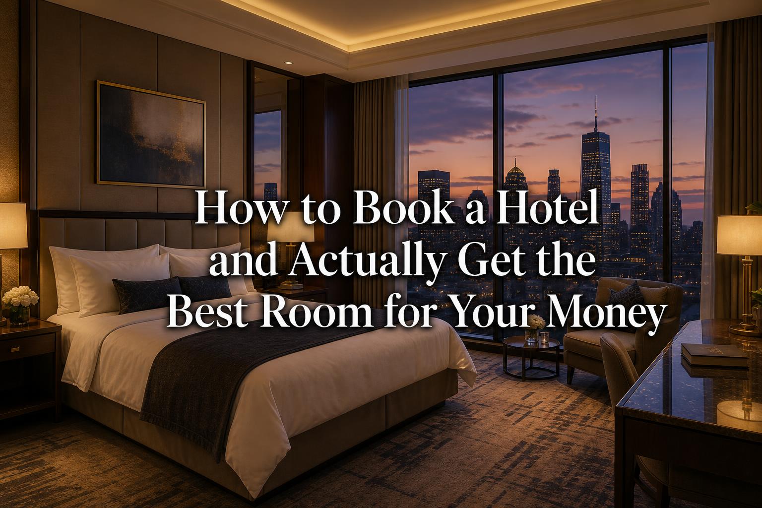 How to Book a Hotel and Actually Get the Best Room for Your Money