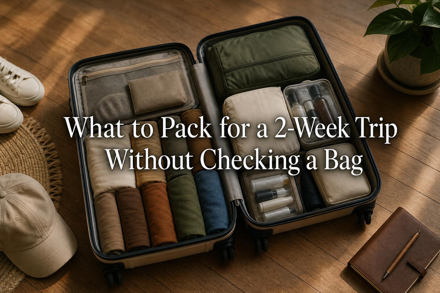 What to Pack for a 2-Week Trip Without Checking a Bag